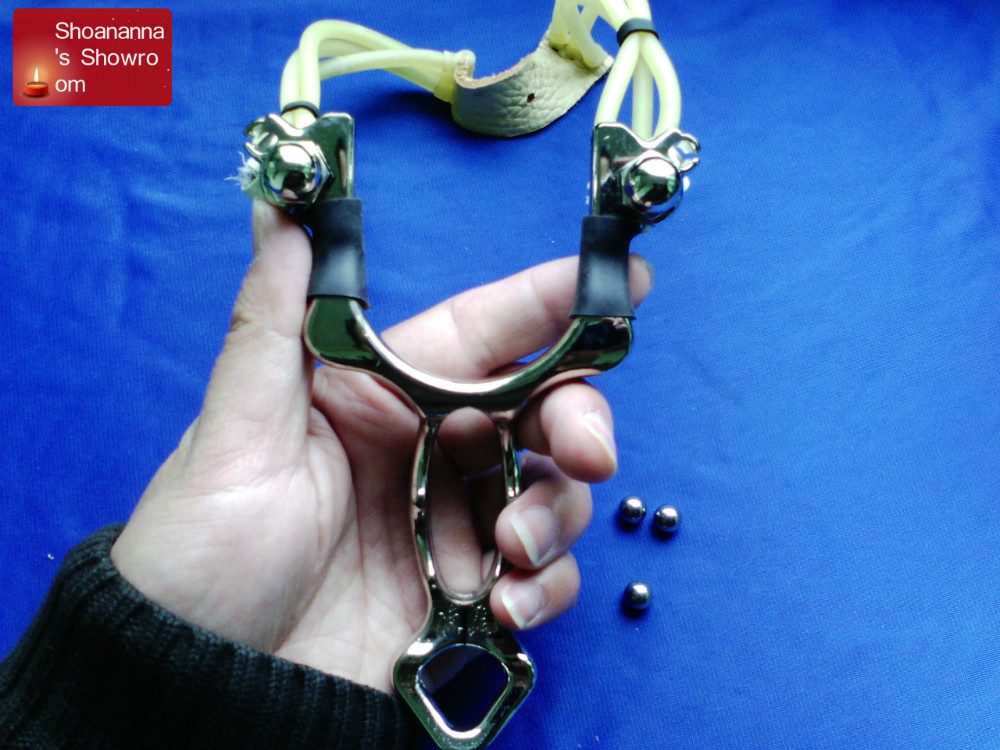    ũ Ÿ 6  ݼ , ų ߿ ӿ    /super cool punk style 6-strand metal  slingshot for hunting, exercising,  powerful hunting to